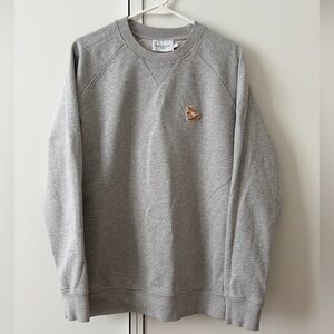 Maison Kitsune Gray Sweatshirt Size L